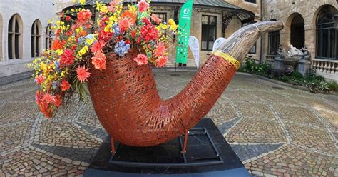 Belgium is celebrating flowers and surrealism. And nothing is what it seems